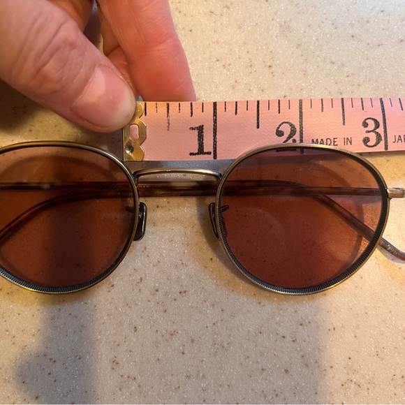 Classic 90s Tortoise Shell Wmn Small Frame Rose Colored Sunglasses Tint Metal - Picture 11 of 16